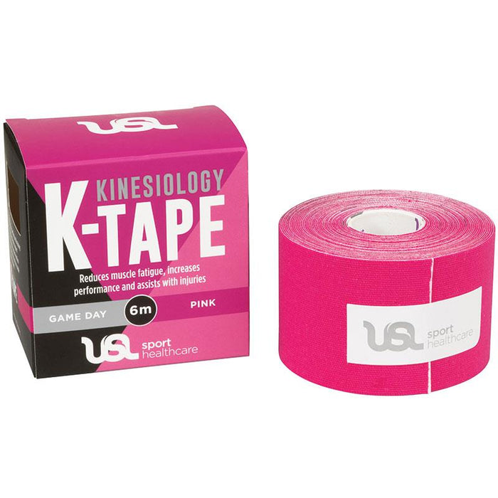 USL Sport K-Tape Kinesiology Tape Pink 5cm x 6m