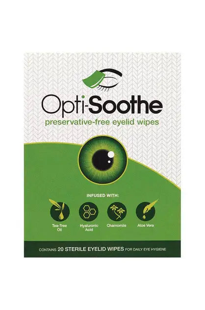 Opti-Soothe Eyelid Wipes 20s