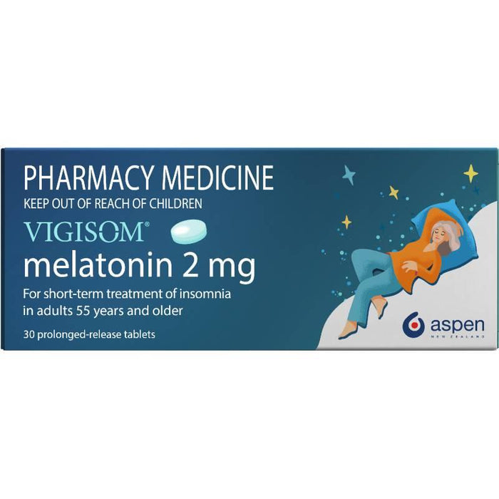 Vigisom Melatonin 2mg 30 Tablets OTC - image 1