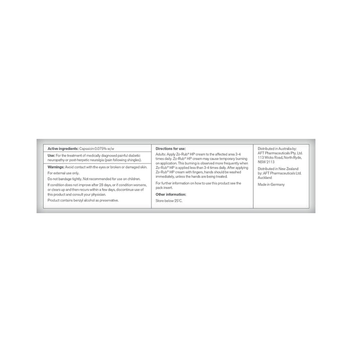 ZO-RUB HP 0.075% Topical Cream 45g - image 3