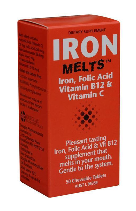 Iron Melts Tablets (50 chewable tabs)