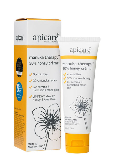 Apicare Manuka Therapy 30% Honey Skin Creme (50g)