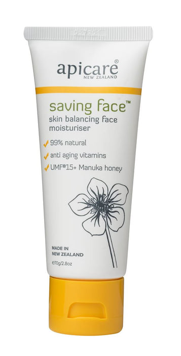 Apicare Saving Face Skin Balancing Face Moisturiser (70g)