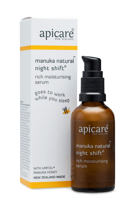 Apicare Manuka Natural Daily Boost Serum 50g  [previously known as Manuka Natural Night Shift Serum (50g) ]