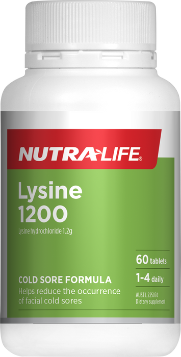 Nutralife Lysine 1200 Tablets