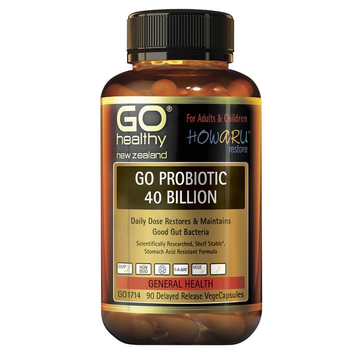 Go Healthy Go Probiotic 40B HOWARU Restore