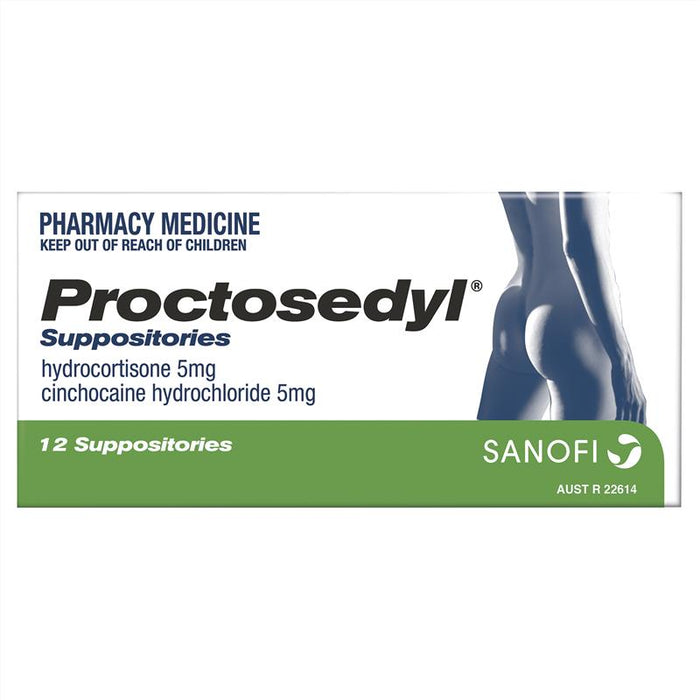 Proctosedyl Suppositories 12s