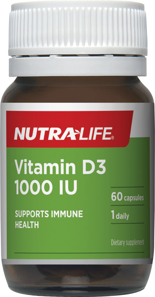 Nutralife Vitamin D3 1000IU Capsules — Kiwi Chemist