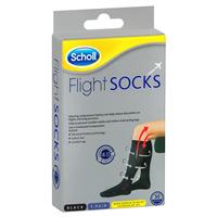 Scholl Flight Socks Black Unisex