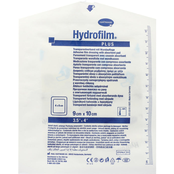 Hydrofilm Plus Transparent Film Dressing+Absorbent Pad