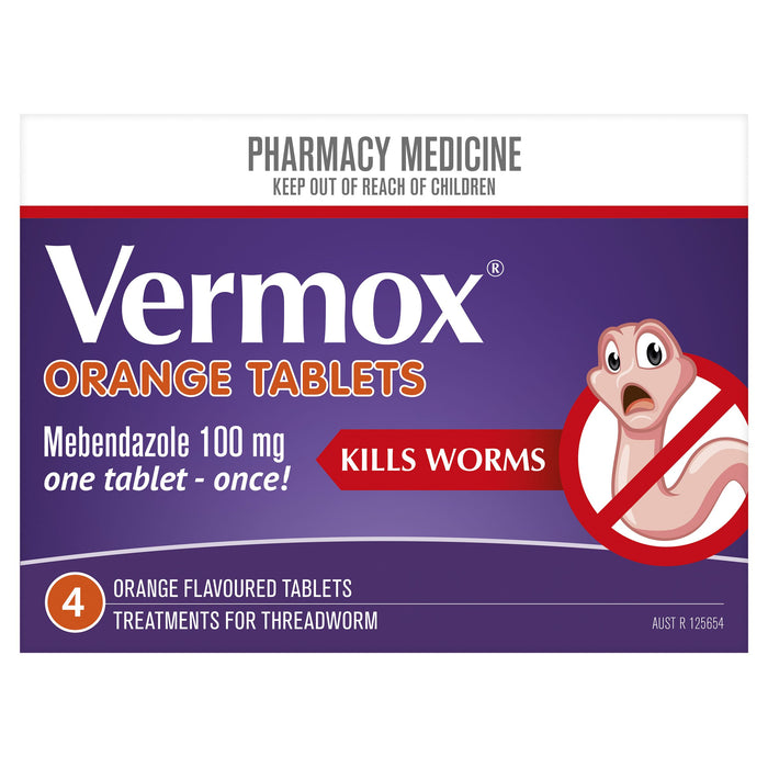 Vermox Orange Tablets