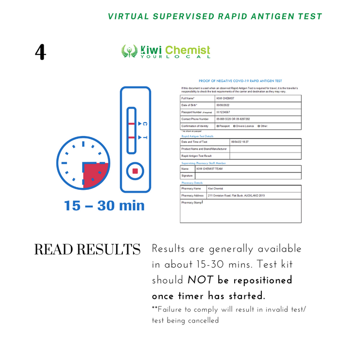 Supervised Rapid Antigen Test (20 mins Virtual Consultation)