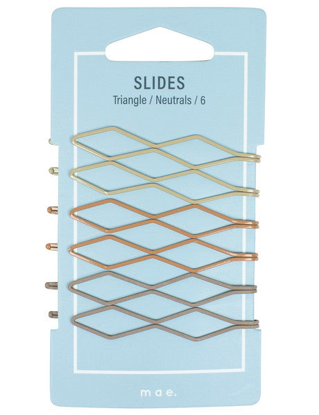 Mae Neutrals Triangle Slides 6s