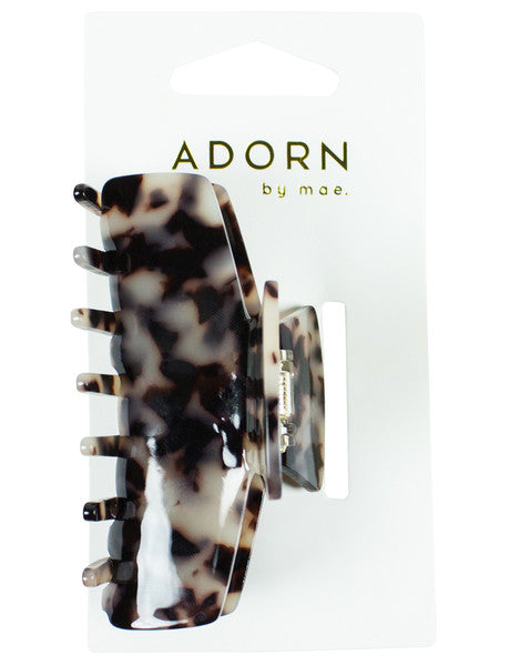 Adorn By Mae 8.5cm Claw Grips Tort Squared