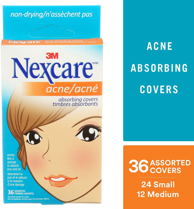 Nexcare Acne Absorbing Covers (36 assorted)