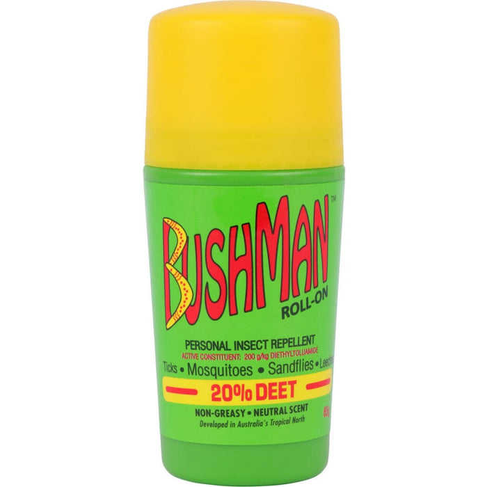 Bushman Plus DEET 20%+Sunscreen Roll-On (65g)