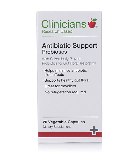 Clinicians Antibiotic Support (20 Vege Caps)
