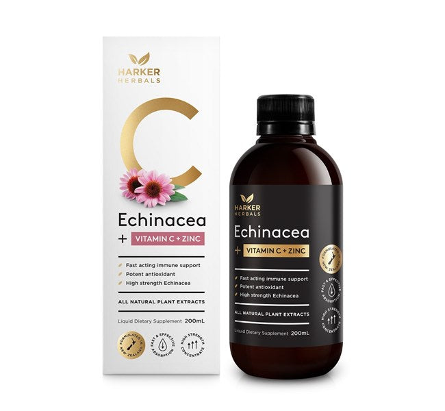 Harker Herbals Be Well Vitamin C + Echinacea + Zinc (200ml)