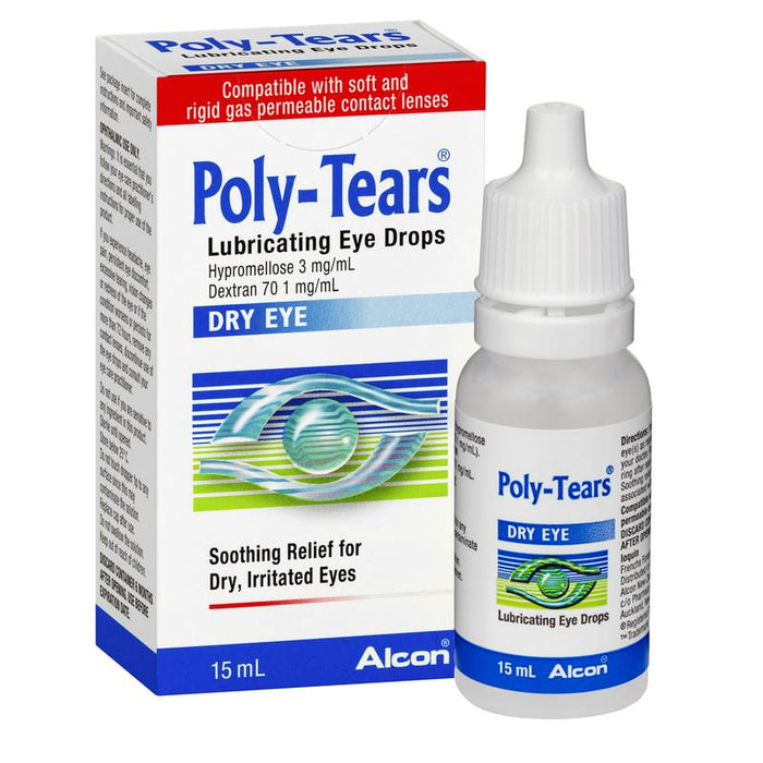 Poly Tears Lubricating Eye Drops