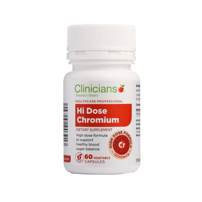 Clinicians Hi-Dose Chromium (60 caps)