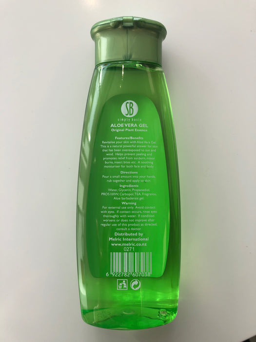 Simply basic Aloe Vera Gel (400ml)