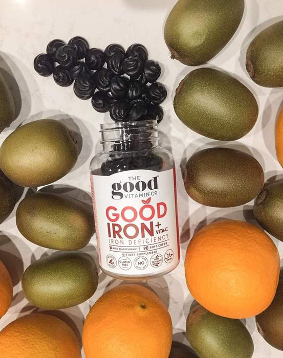 The Good Vitamins Iron + Vita-C Supplements (90 soft-chews)