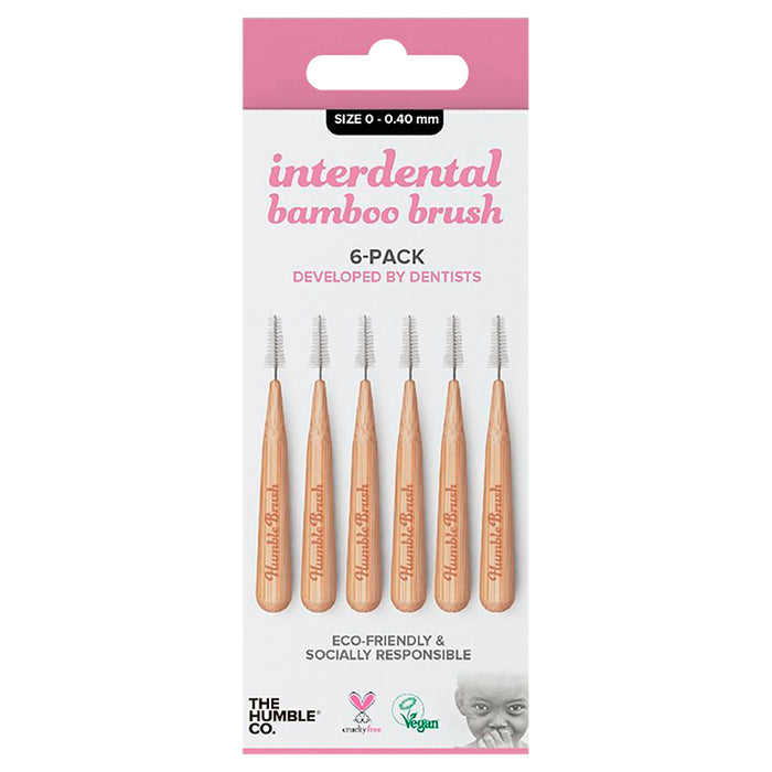 Humble Co. Interdental Bamboo Brushes 6 Pack