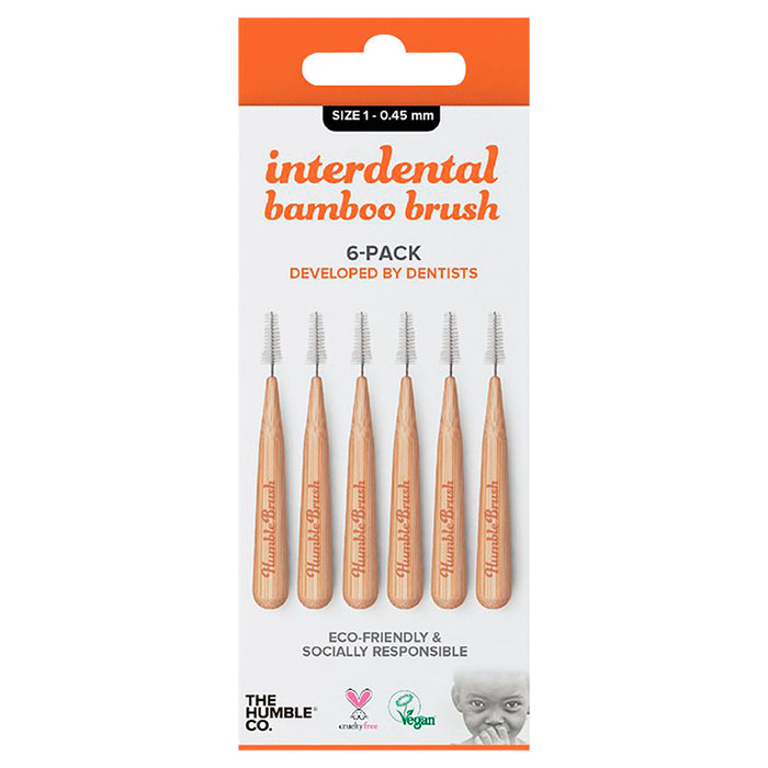Humble Co. Interdental Bamboo Brushes 6 Pack