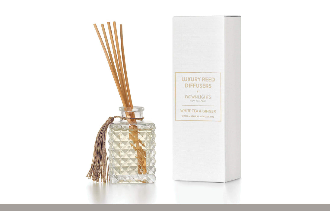Downlights Luxe Reed Diffusers White Tea & Ginger (100mL)