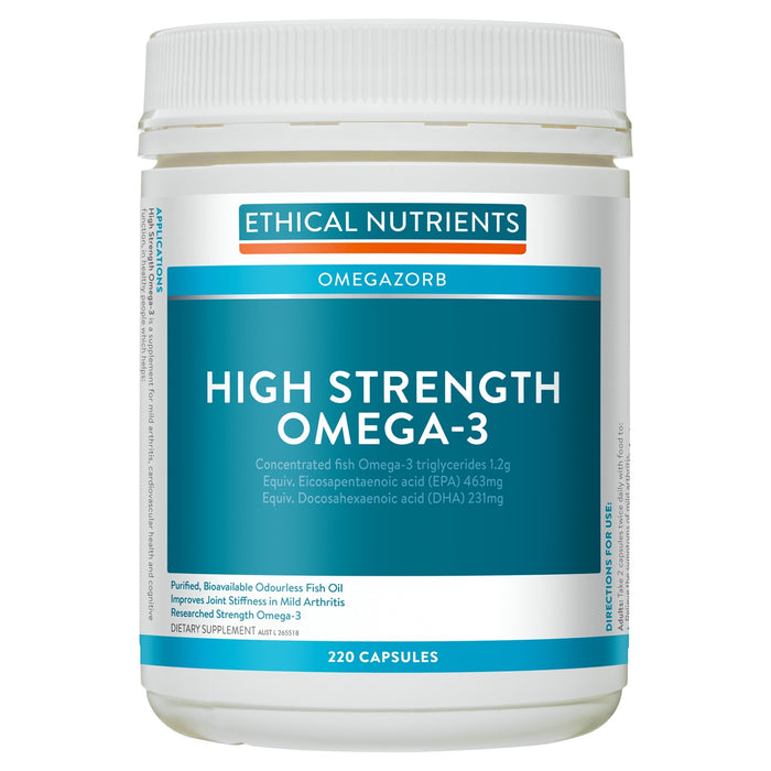 Ethical Nutrients High Strength Omega3 120s — Kiwi Chemist