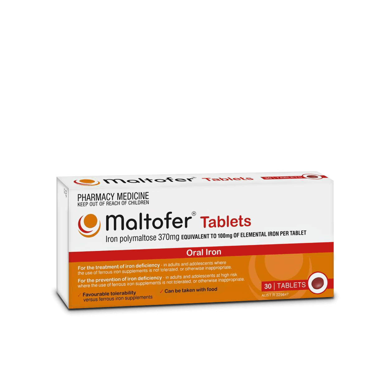 Maltofer Iron Tablets (30 tabs) — Kiwi Chemist