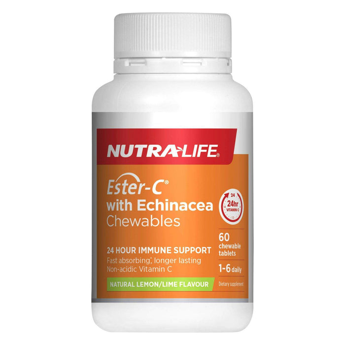 Nutralife Ester-C 500mg with Echinacea Chewables