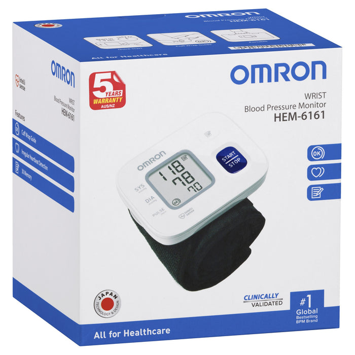 Omron Wrist Blood Pressure Monitor (HEM6161)