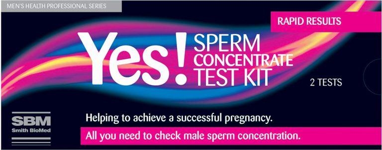 Yes! Sperm Concentrate Test Kit