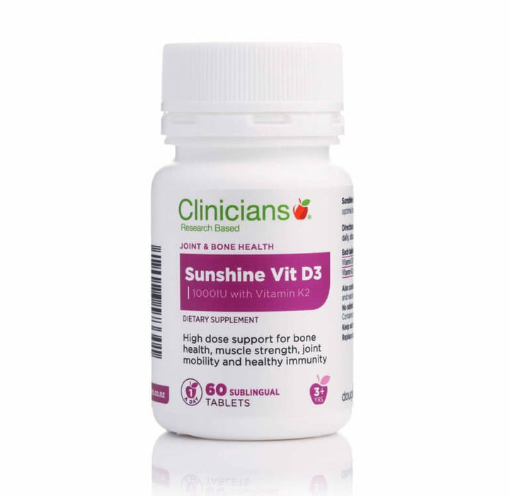 Clinicians Sunshine Vitamin D3 (60 tabs)