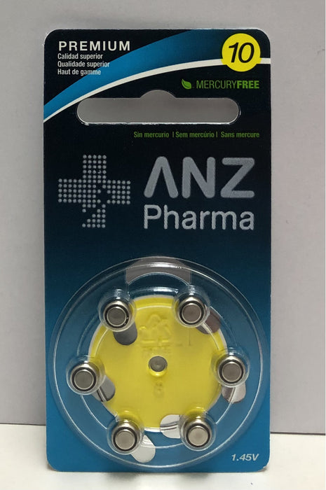 Hearing Aid Battery (6's)