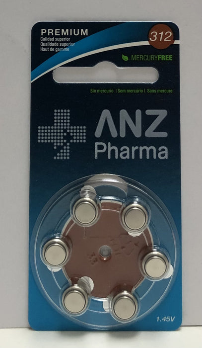 Hearing Aid Battery (6's)