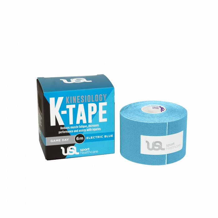 USL Kinesiology K-Tape Electric Blue 6m