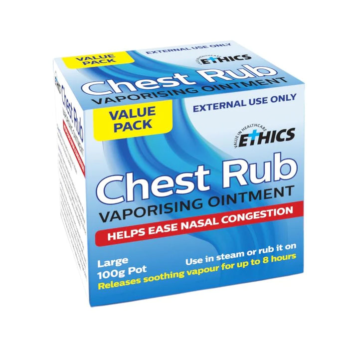 Ethics Chest Rub Vaporising Ointment 100g