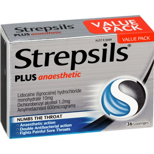 Strepsils Plus Anaesthetic Lozenge Original 36's