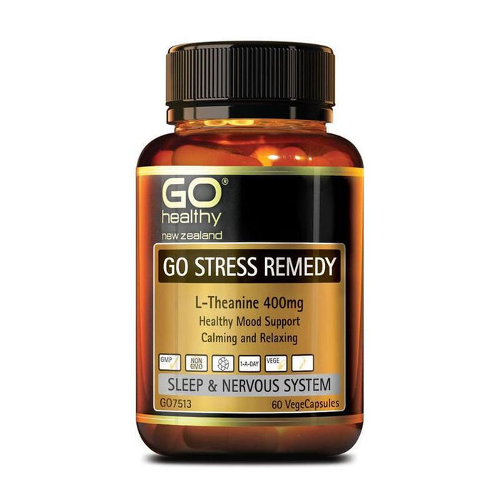 Go Healthy Go Stress Remedy VegeCapsules