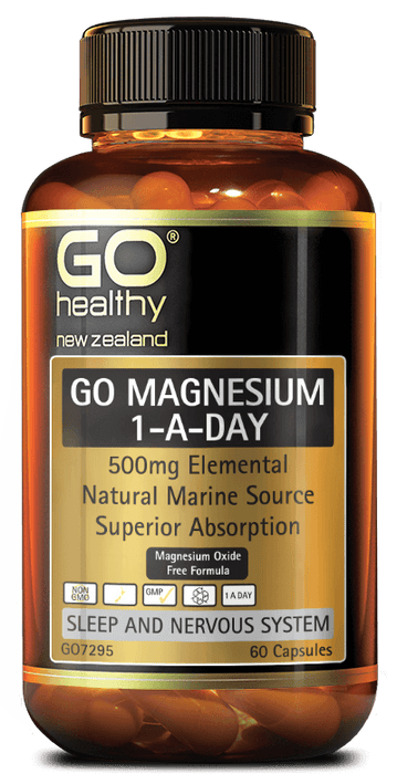 Go Healthy Go Magnesium 1-A-Day 500mg (60 Caps)