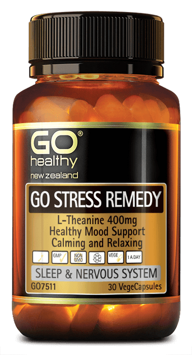 Go Healthy Go Stress Remedy VegeCapsules