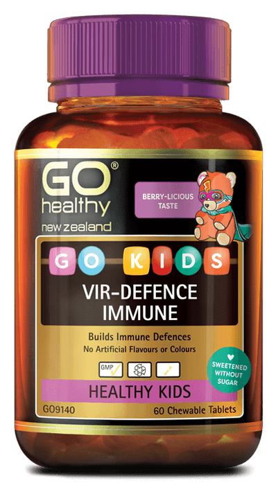 Go Healthy Go Kids Vir-Defence Immune (60 Chewable Tabs)