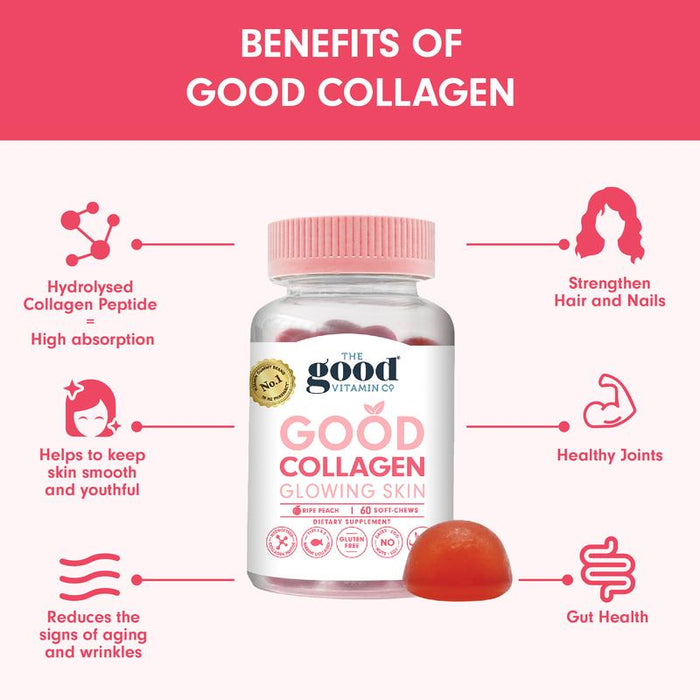 The Good Vitamins Collagen Supplements (50 soft-chews)