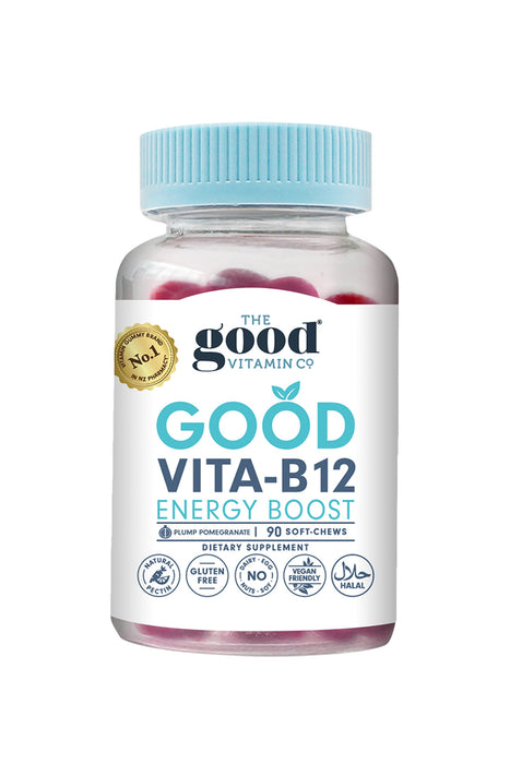 The Good Vitamins Vita-B12 Energy Boost (90 soft-chews)
