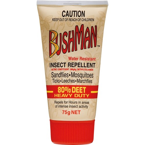 Bushman Heavy Duty DEET 80% 75g