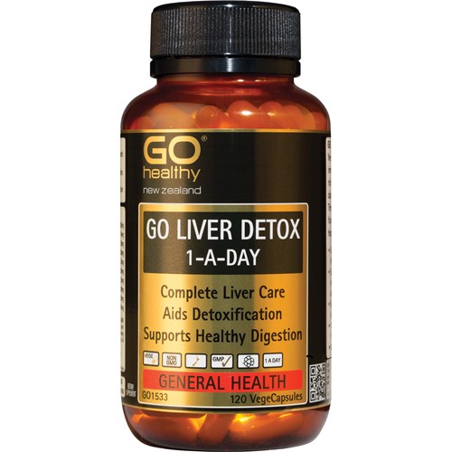 Go Healthy Go Liver Detox 1-A-Day (120 Vege Caps)