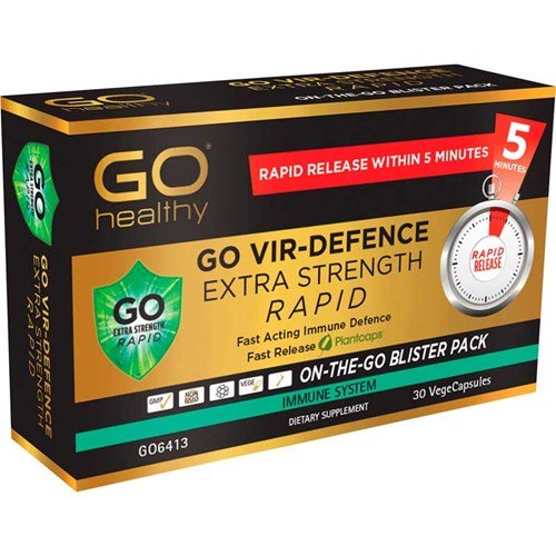 Go Healthy Go Vir-Defence Extra Strength Rapid (30 Vege Caps)