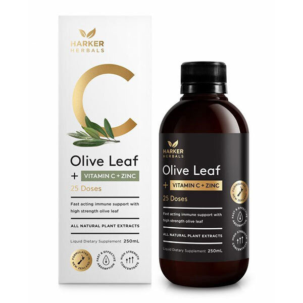 Harker Herbals Be Well Vitamin C + Olive Leaf + Zinc (200ml)